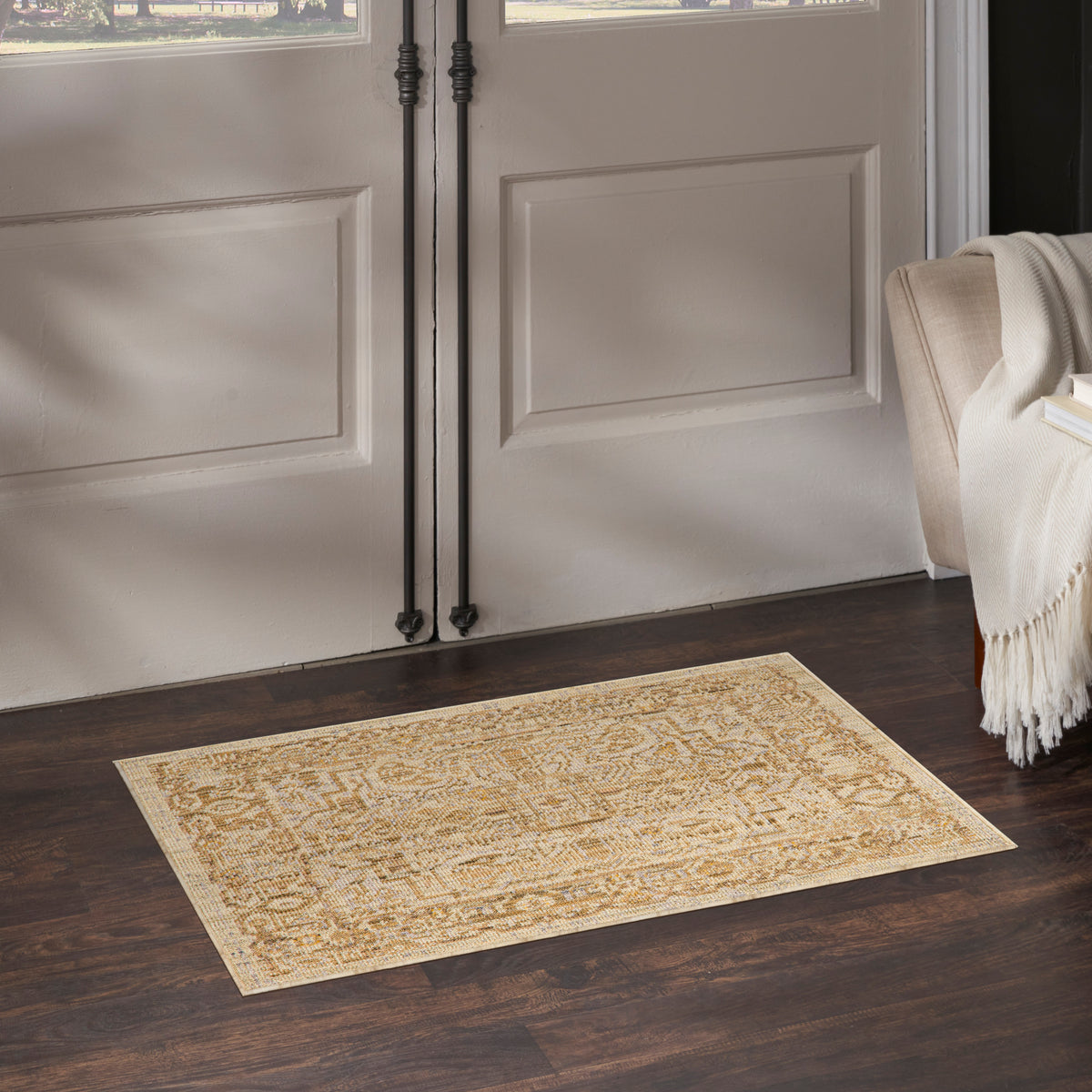 Antique Bloom ANB03 Beige Rug