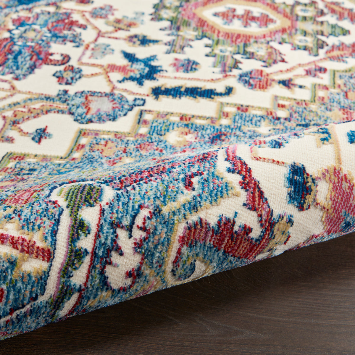 Ankara Global ANR15 Ivory Navy Rug