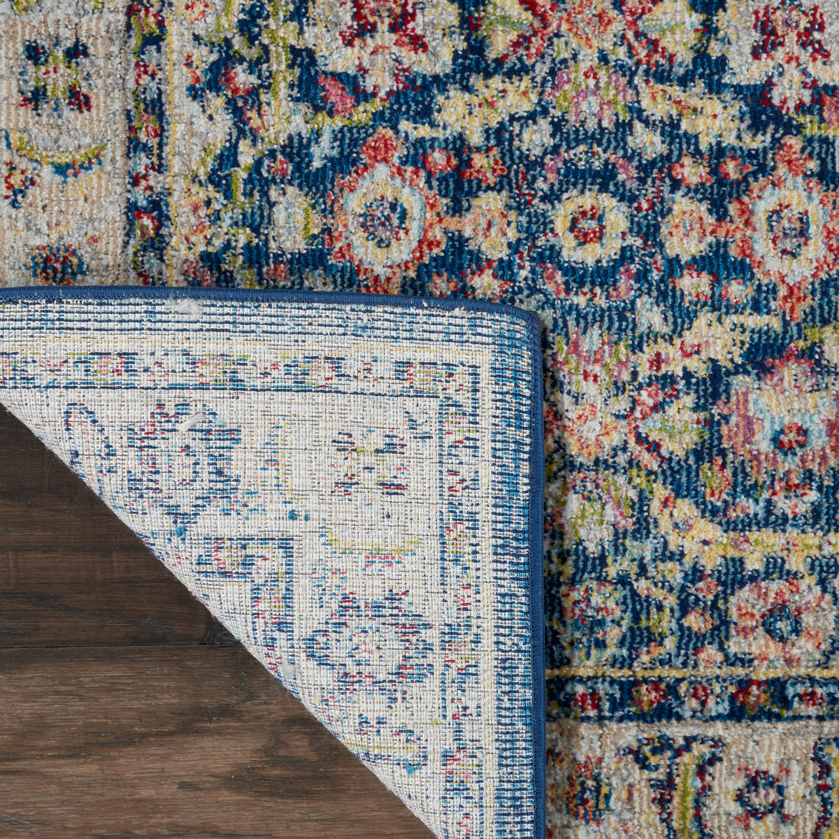Ankara Global ANR13 Navy Multicolor Rug