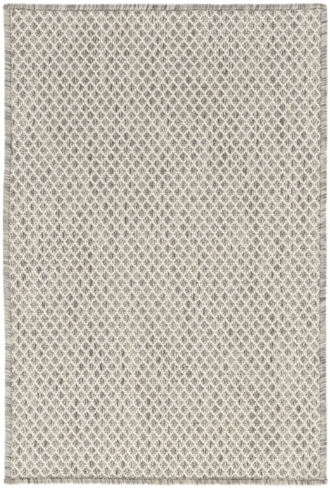 Courtyard COU01 Ivory Silver Rug