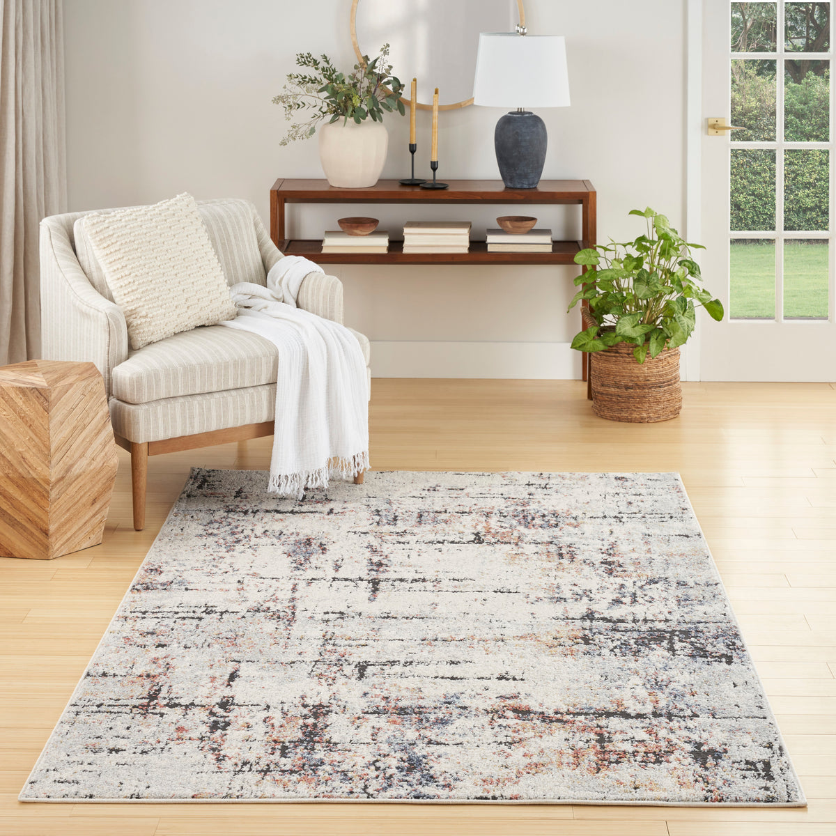 Motion MTT05 Ivory Multicolor Rug