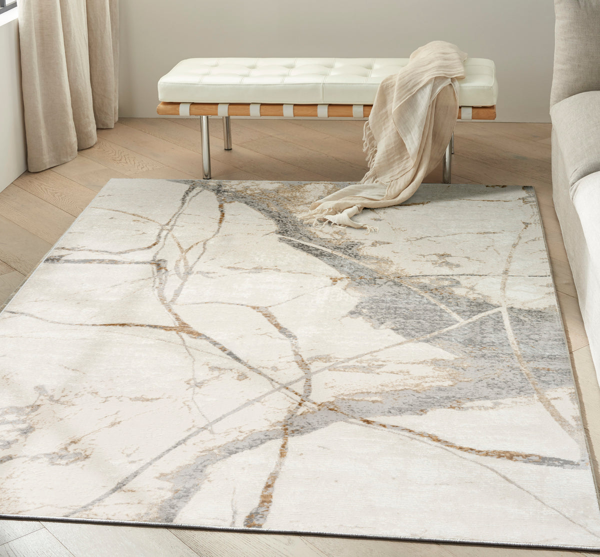 CK073 Compass CMP04 Ivory Multicolor Rug