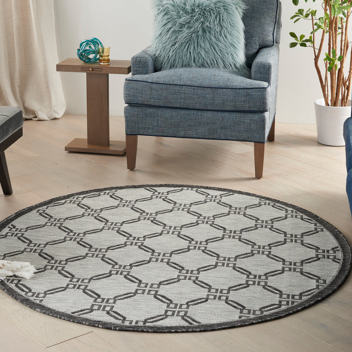 Country Side CTR02 Ivory/Charcoal Rug
