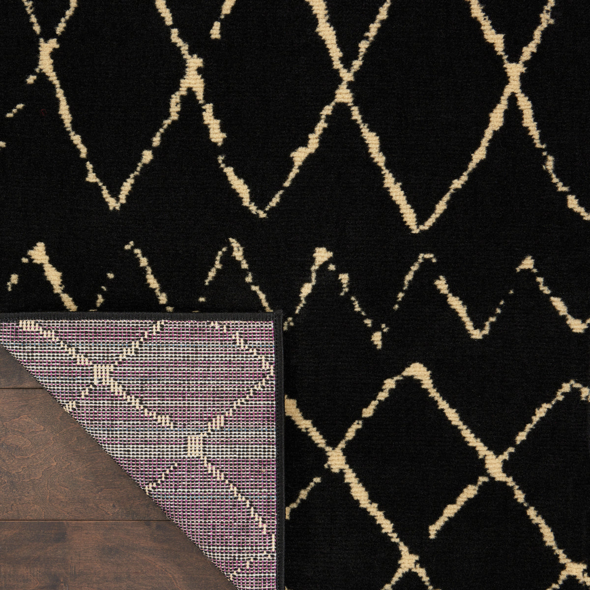Grafix GRF04 Black Rug