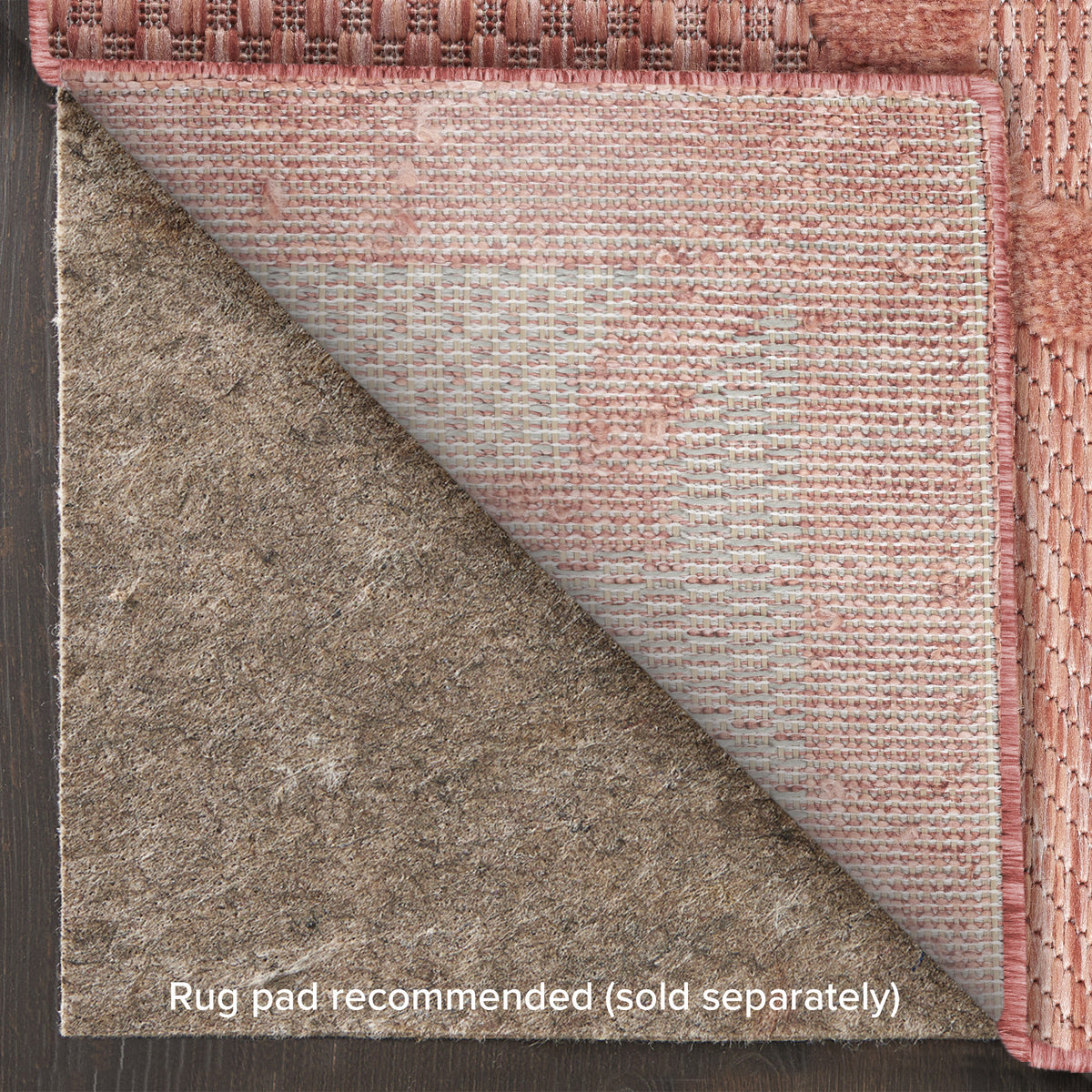 Easy Care NES01 Coral Orange Rug
