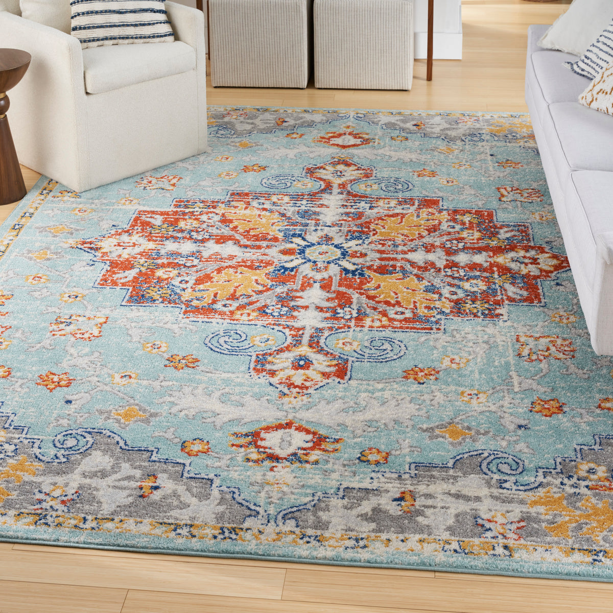 Passion PSN52 Aqua Multicolor Rug