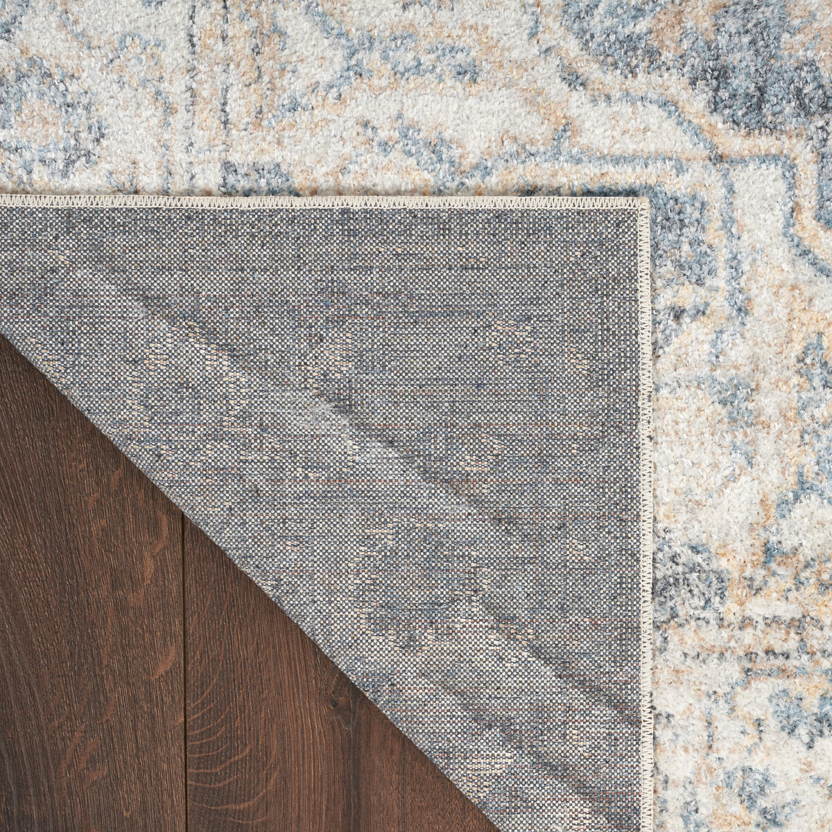 Astra Machine Washable ASW12 Grey Blue Rug
