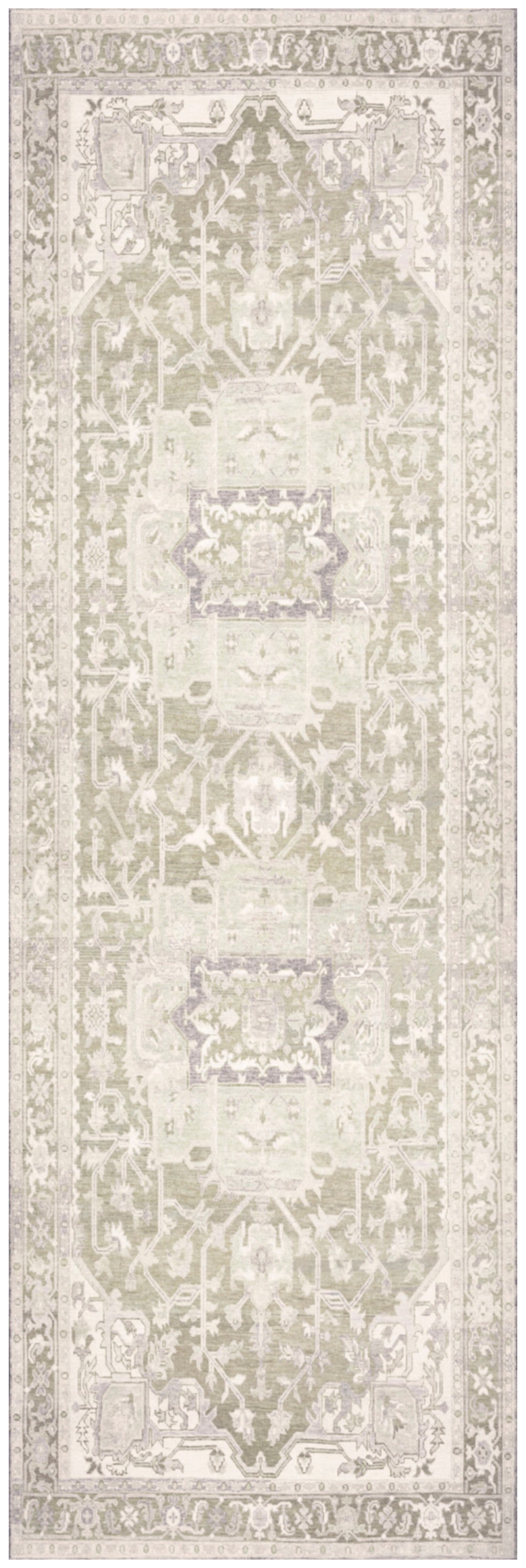 Vintage Washables VWS08 Green Rug