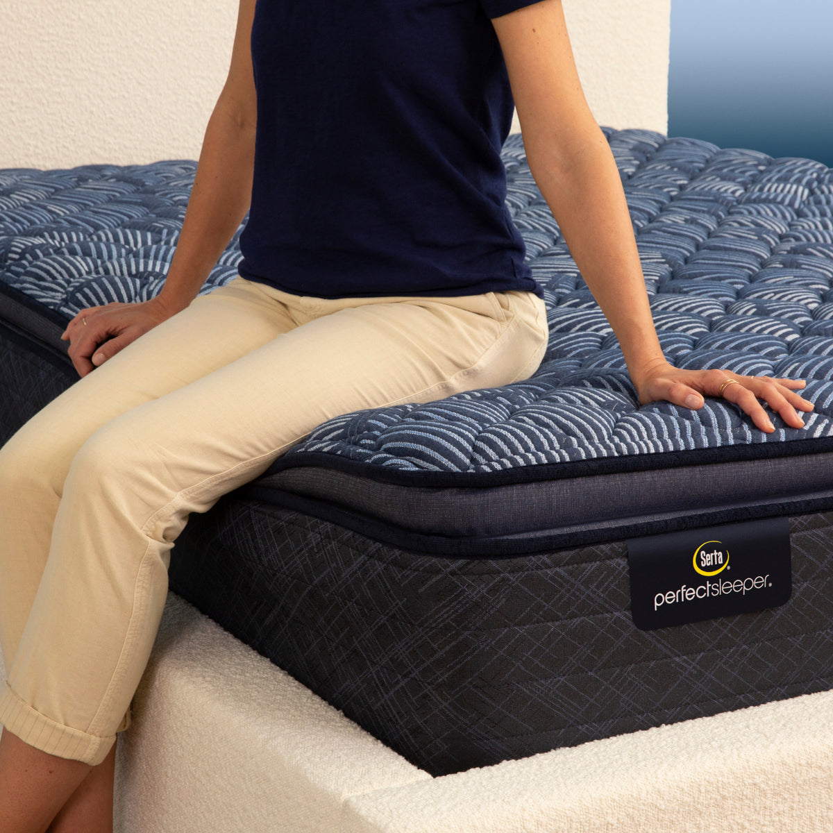 Perfect Sleeper Cobalt Calm 14.5" Firm Pillow Top Mattress