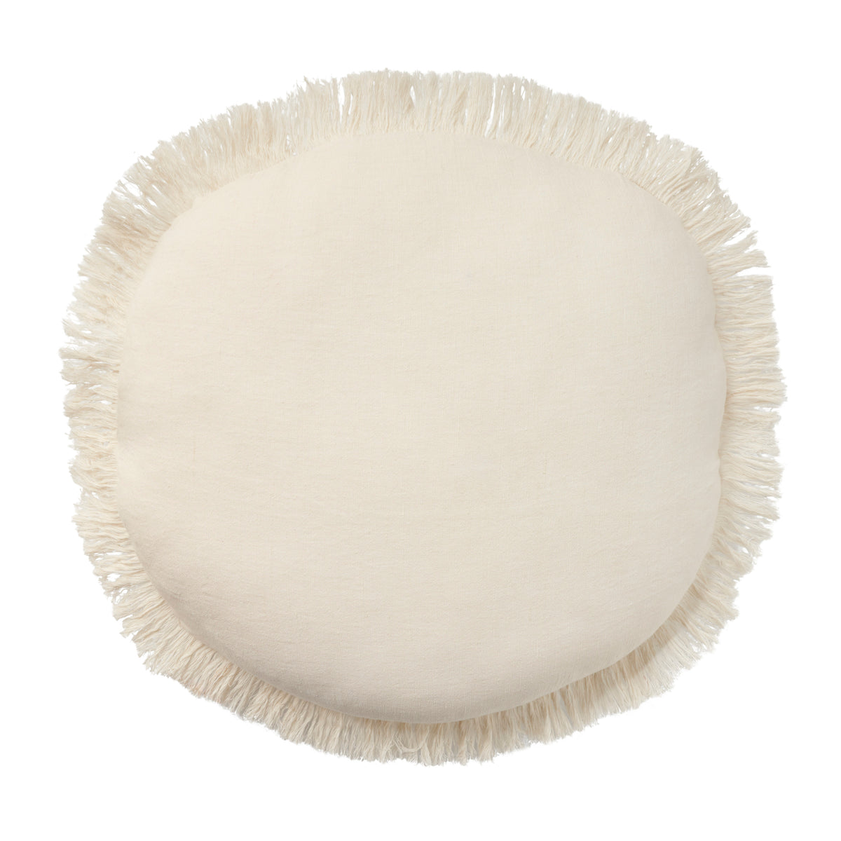 Sofia RC993 Ivory 20" x 20"round Throw Pillows