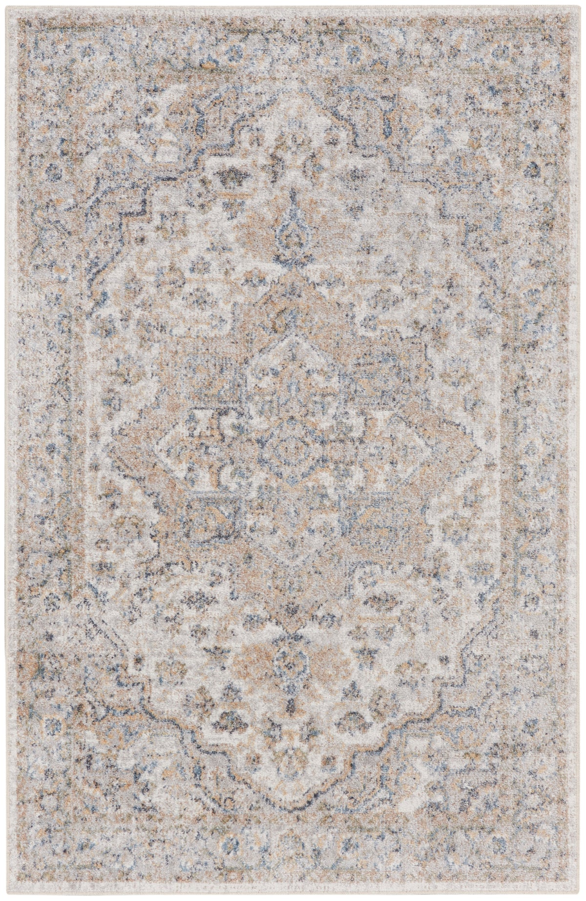Astra Machine Washable ASW12 Silver Grey Rug