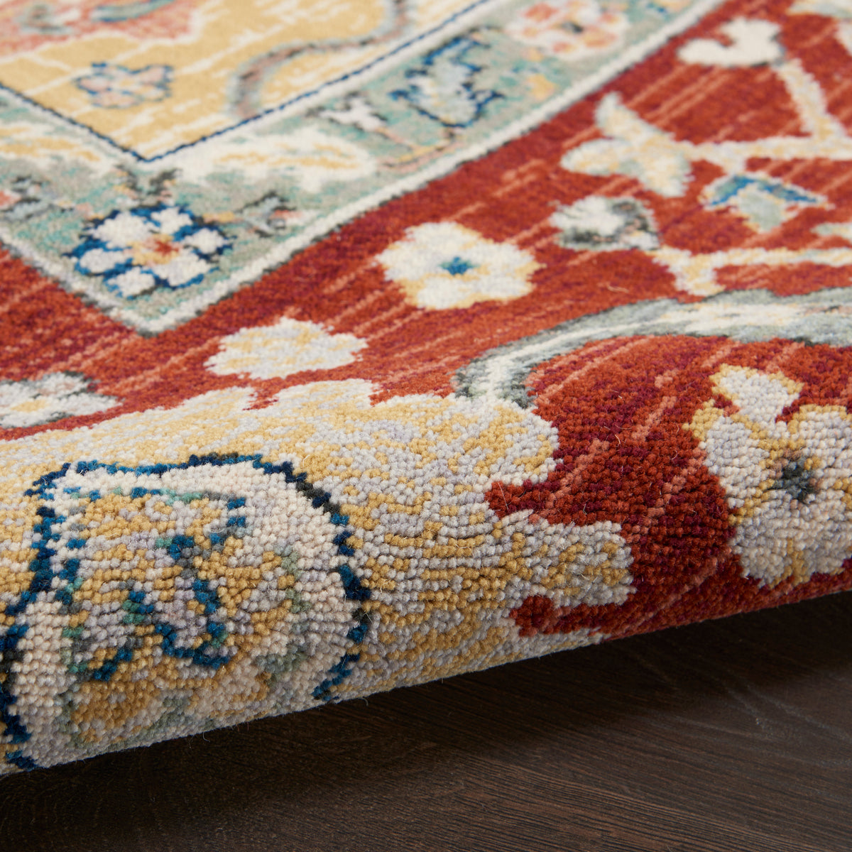 Parisa PSA07 Gold Brick Rug