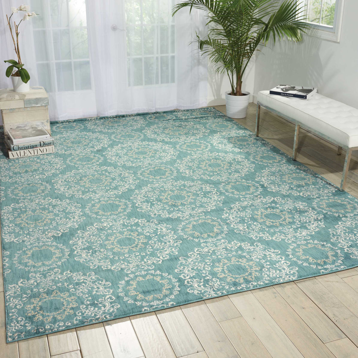 Tranquility TNQ03 Aqua Rug