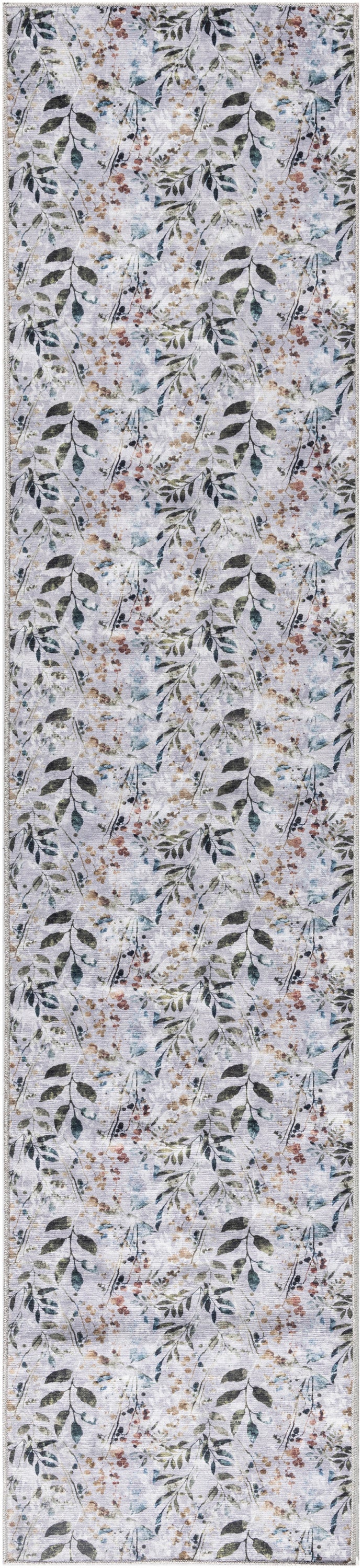 Nourison Washables NWB05 Grey Multicolor Rug