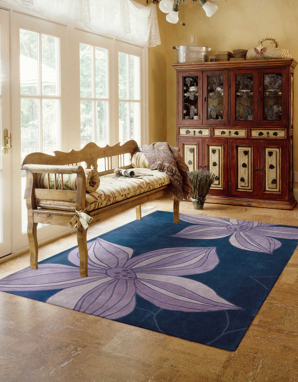 Contour CON19 Blue Rug