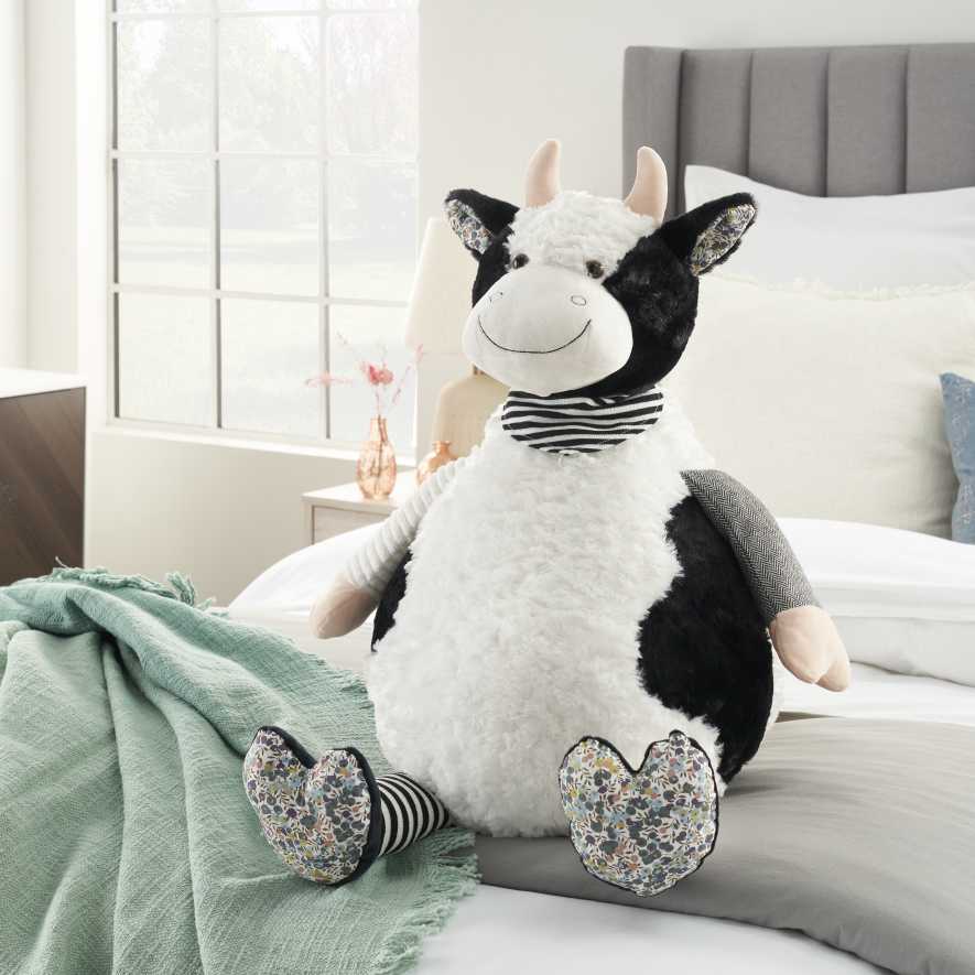 Plush Lines N3003 Ivory Black 22" x 26" Plush Animals