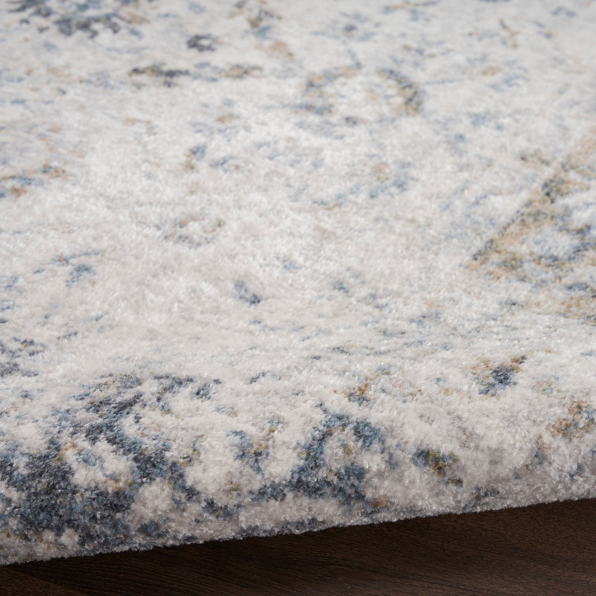 Astra Machine Washable ASW16 Ivory Blue Rug