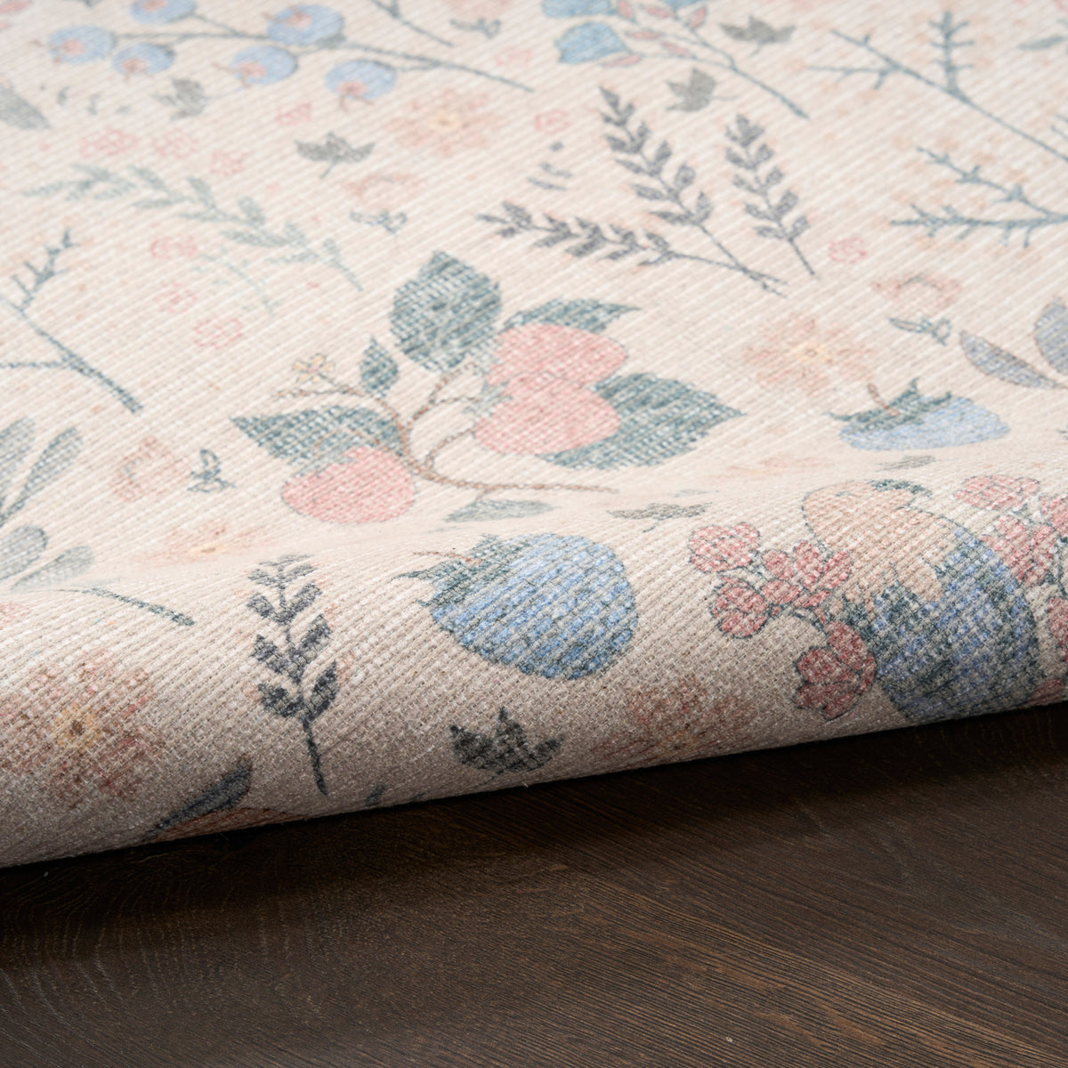 Botanical Washables BOT04 Ivory Multicolor Rug