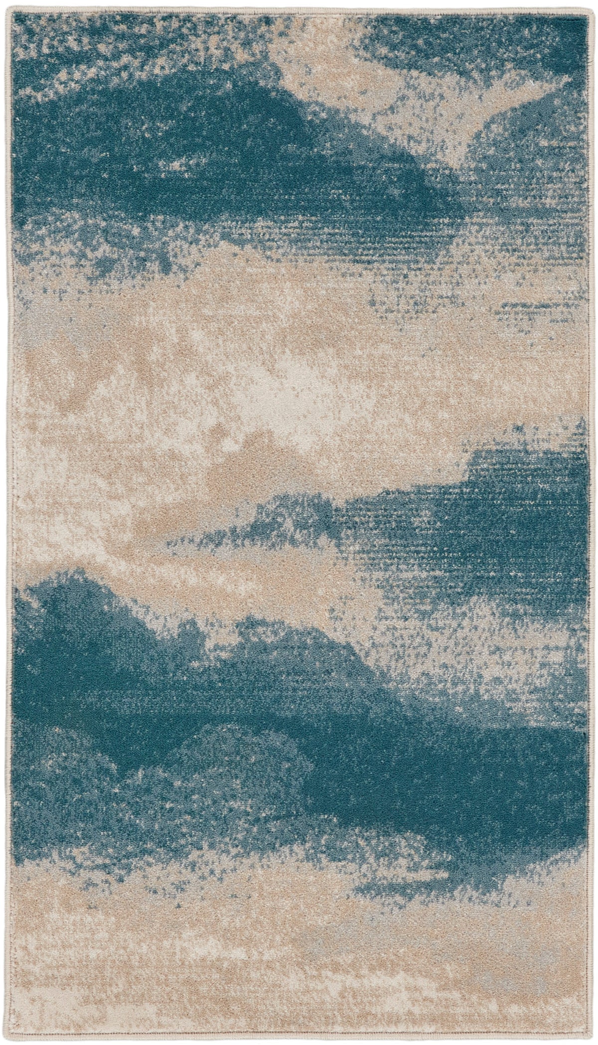 Maxell MAE06 Ivory/Teal Rug