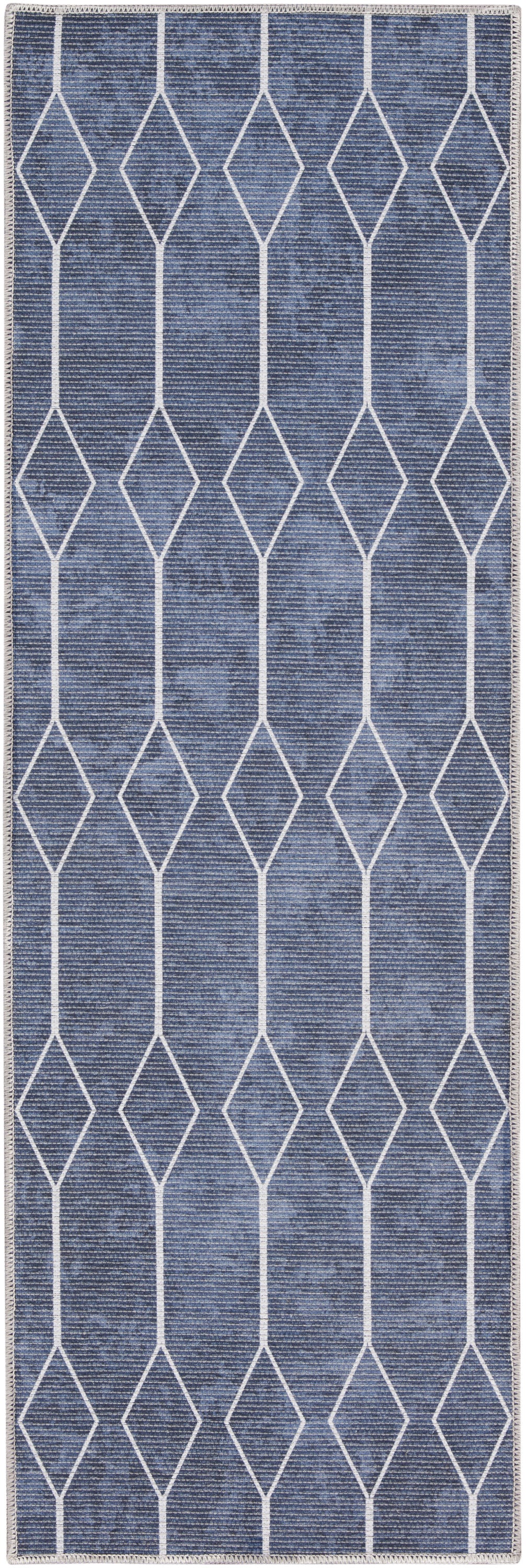 New Concept Washables SR107 Navy Rug