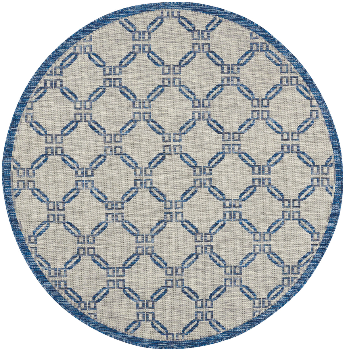 Country Side CTR02 Ivory Blue Rug