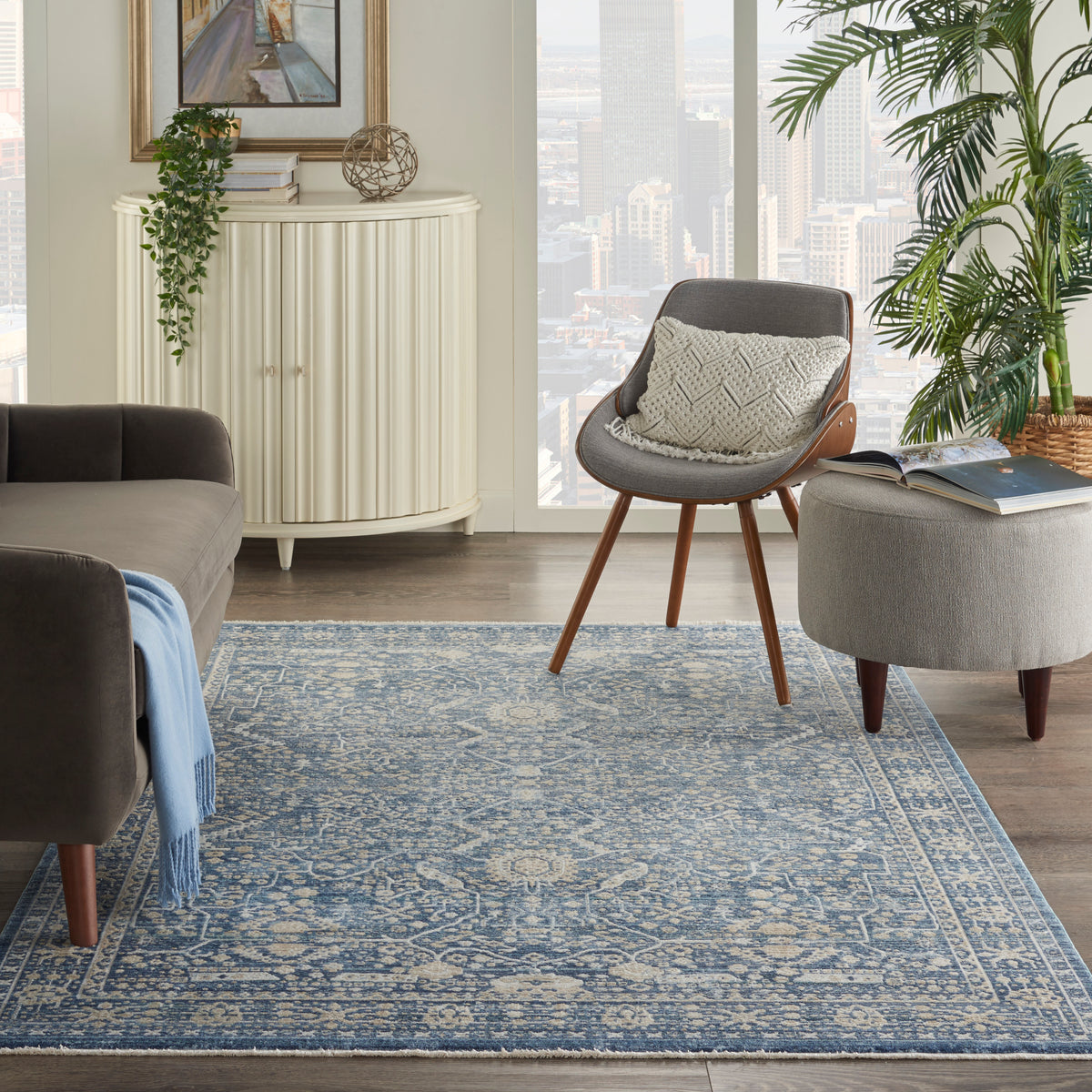 Lustrous Weave LUW03 Blue Rug