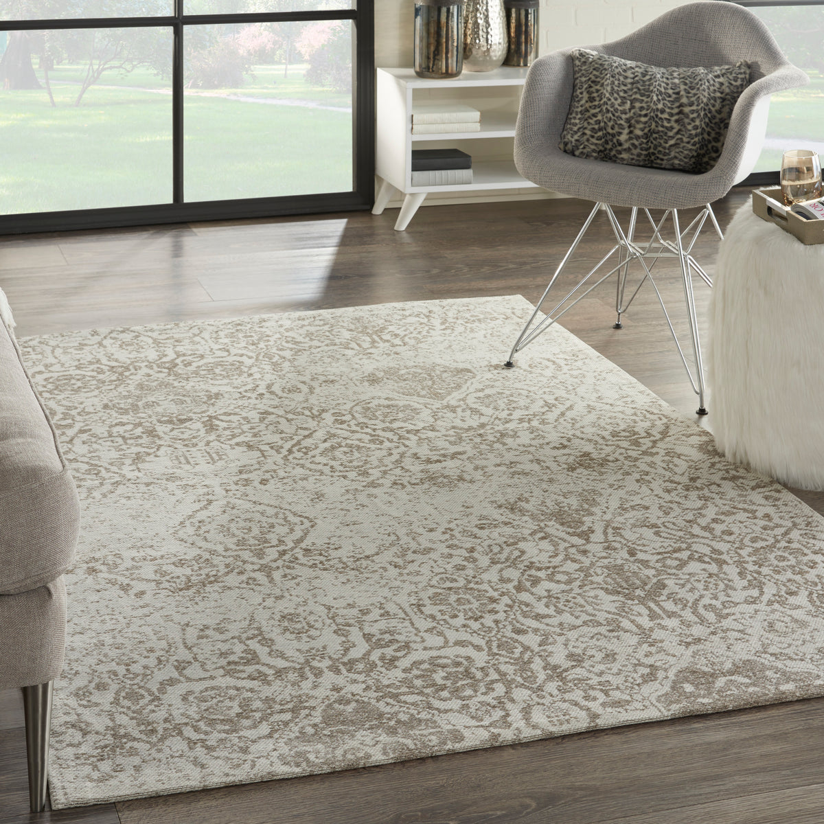Damask DAS06 Ivory Rug