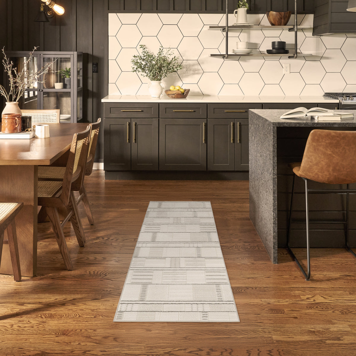 Nordic NRC04 Ivory Grey Rug