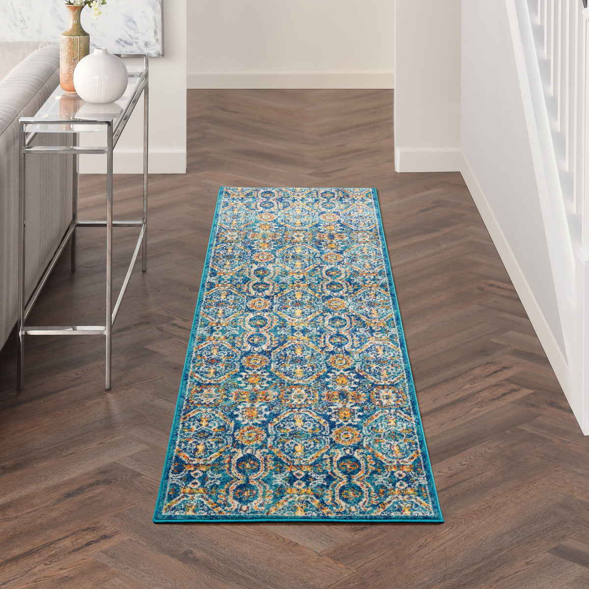 Allur ALR05 Blue Multicolor Rug