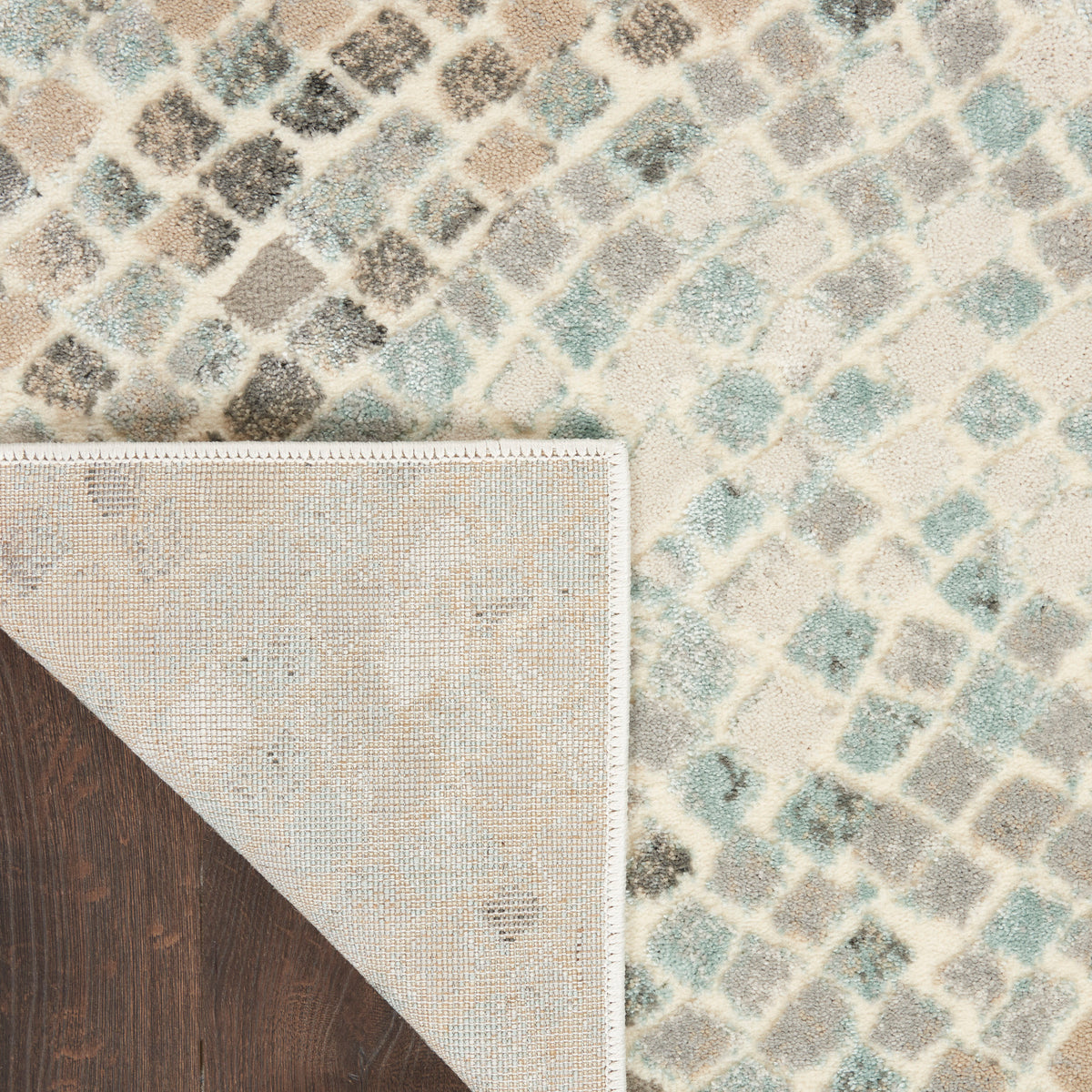 Marmara MRA02 Ivory Teal Grey Rug