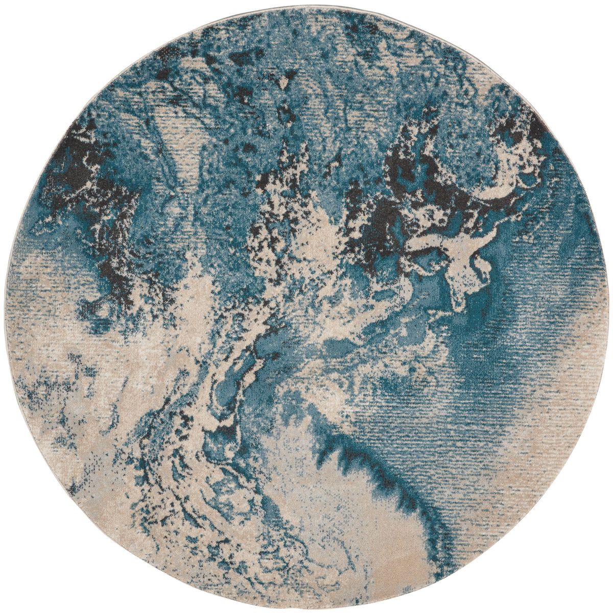 Maxell MAE08 Ivory/Teal Rug