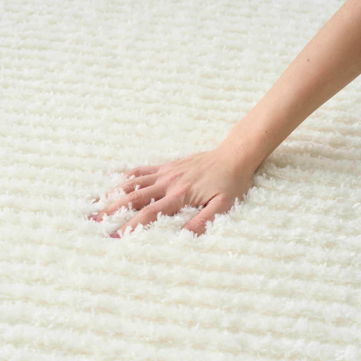 Pacific Shag PCS03 Ivory Green Rug