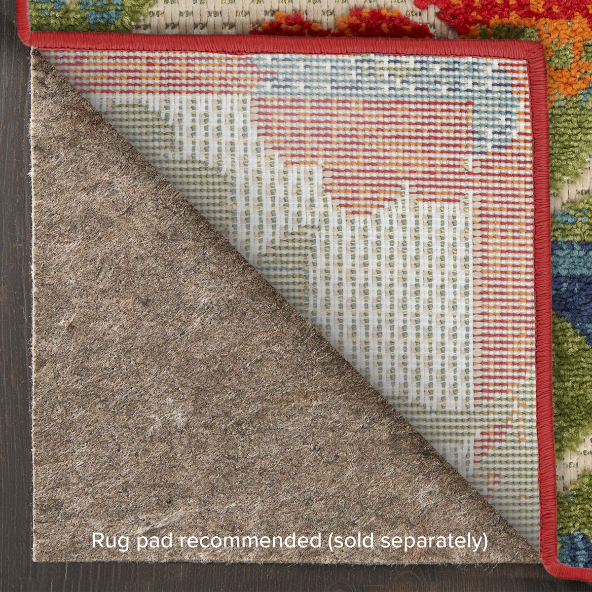 Aloha ALH17 Red Multicolor Rug