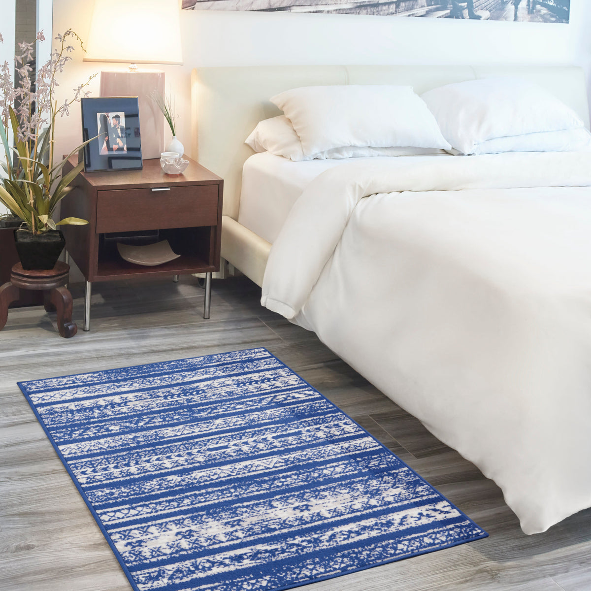 Whimsicle WHS16 Navy Ivory Rug