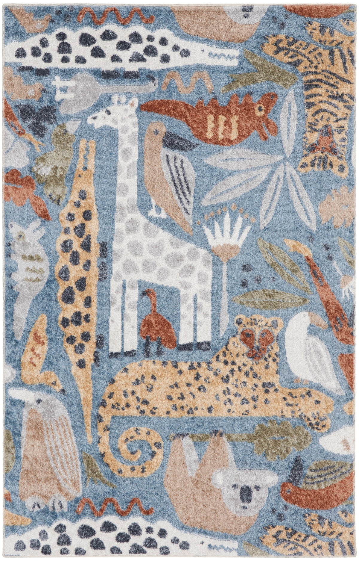 Astra Machine Washable ASW01 Multicolor Rug