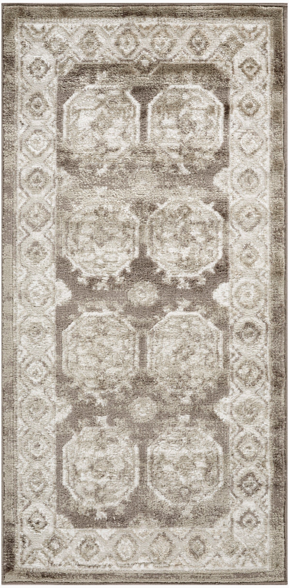 Dekor DEK01 Ivory Brown Rug