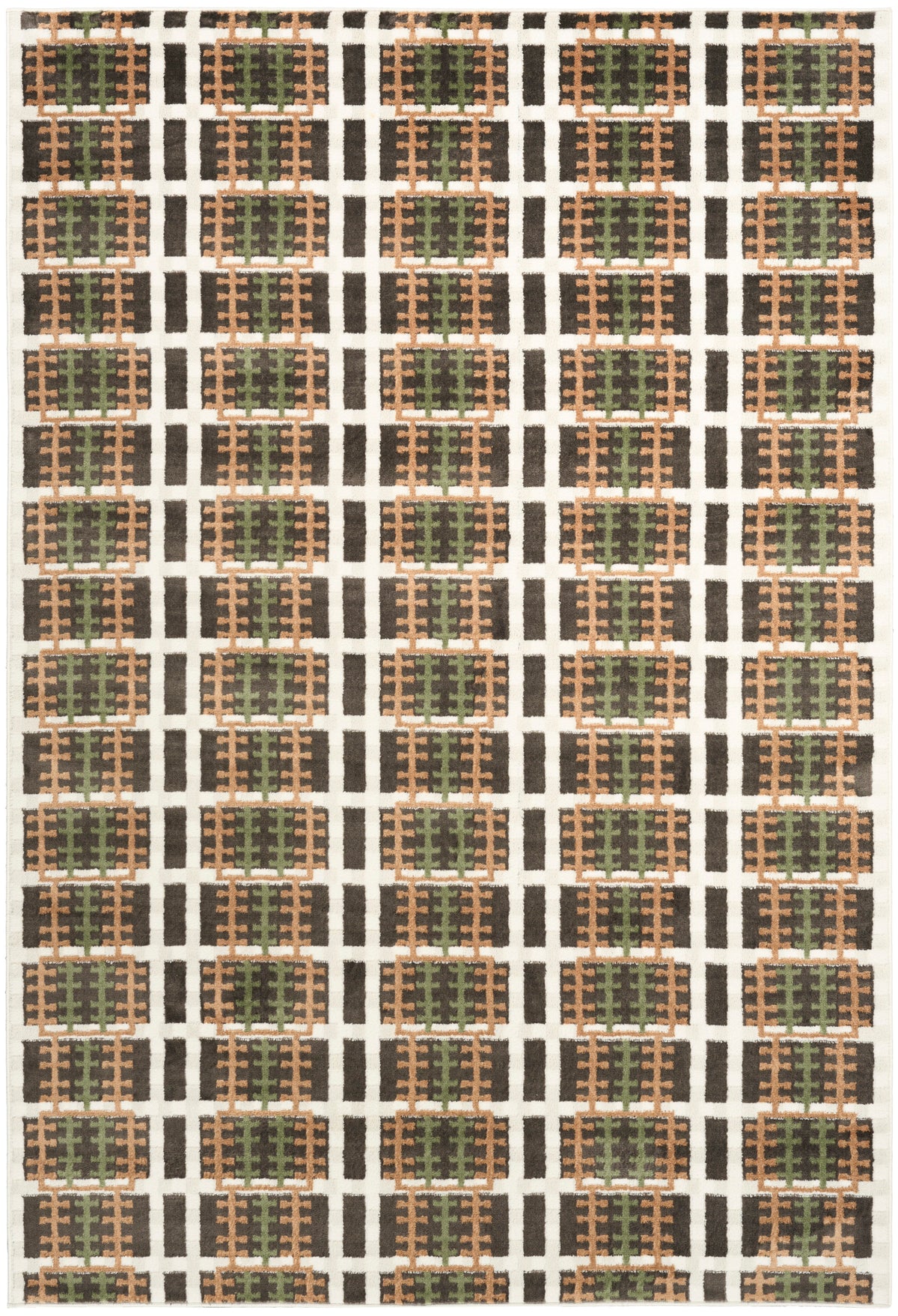 Nordic NRC08 Charcoal Multicolor Rug