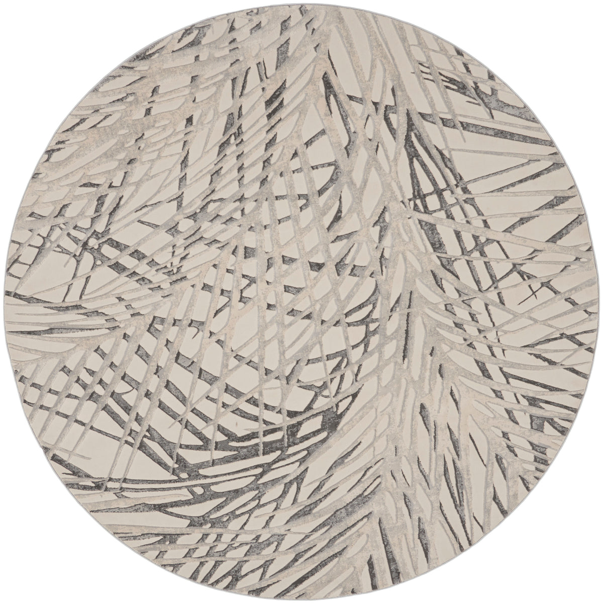 Rustic Textures RUS17 Ivory/Grey Rug
