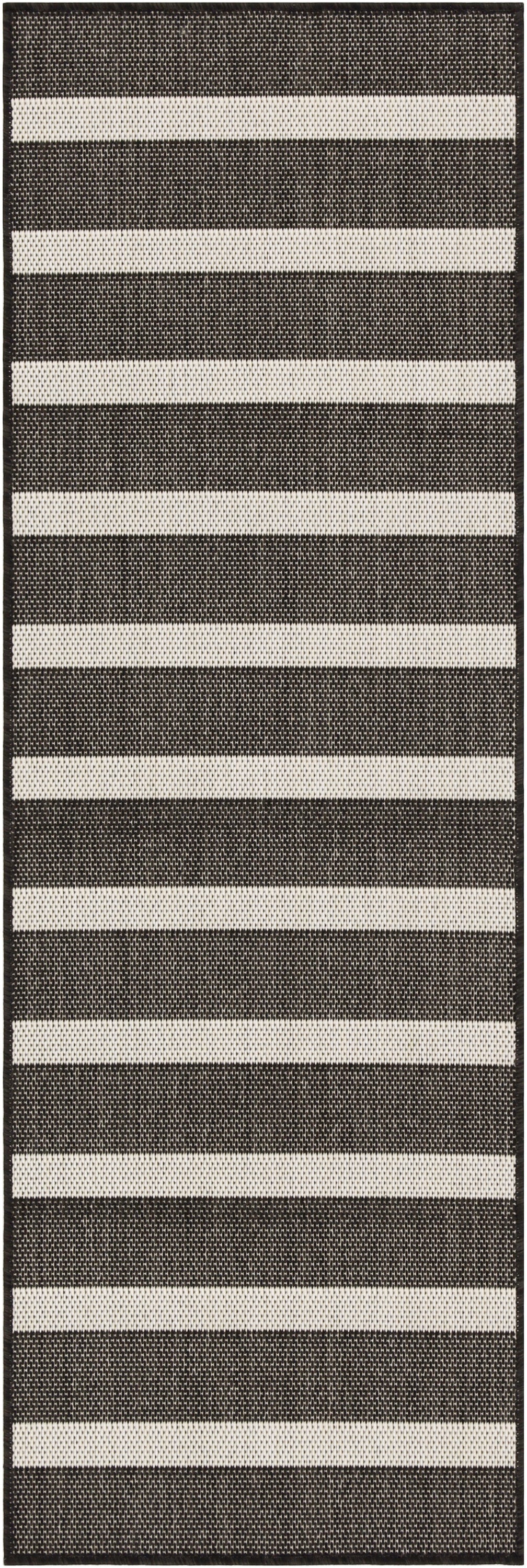 Positano POS03 Black Ivory Rug