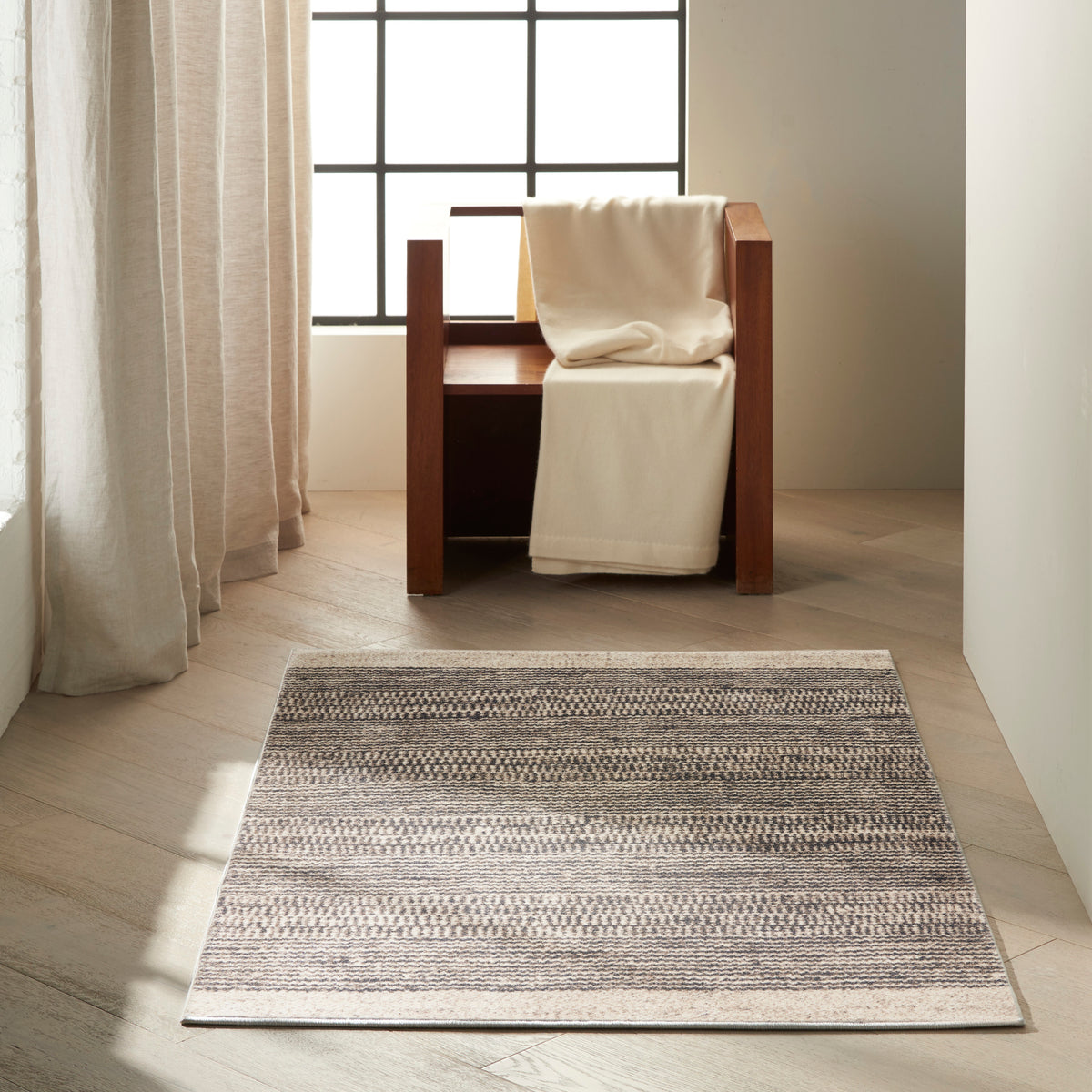 Etched CK72 Ivory Grey Rug