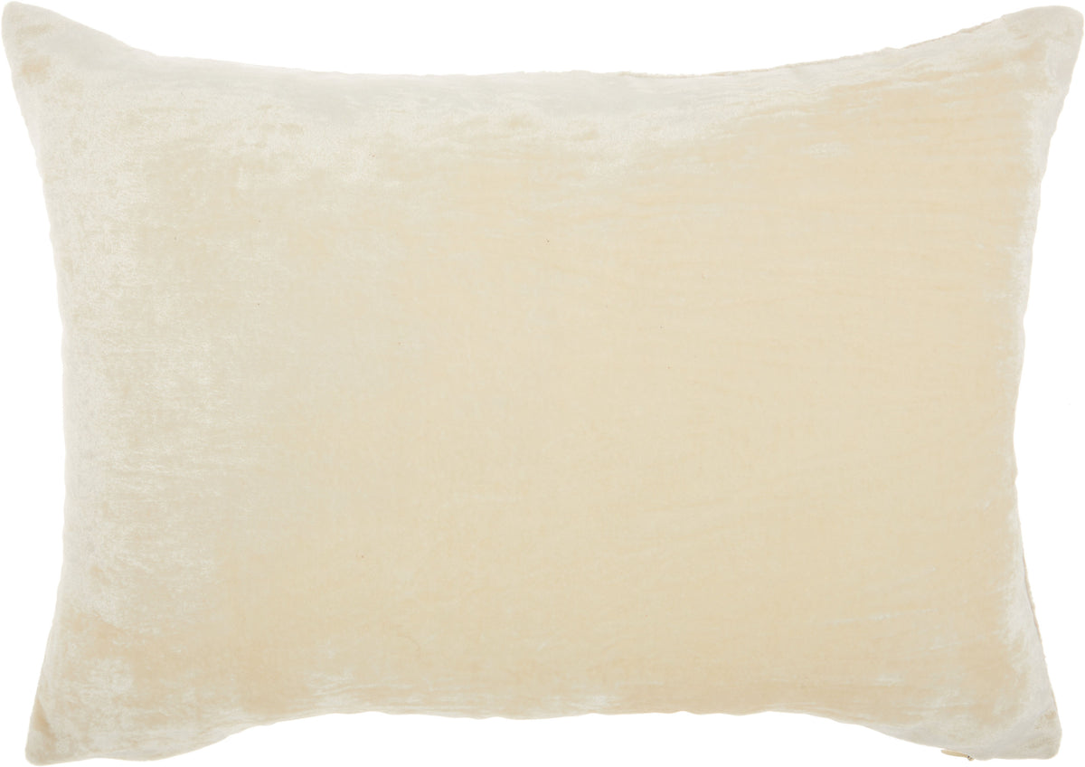 Lifestyle HR020 Ivory 14" x 20" Throw Pillows