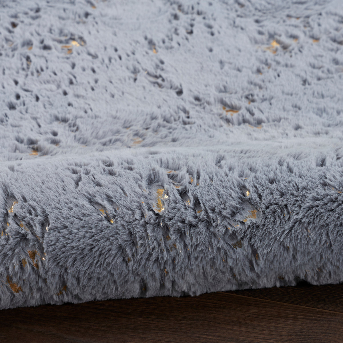 Cozy Shimmer CSH01 Slate Gold Rug