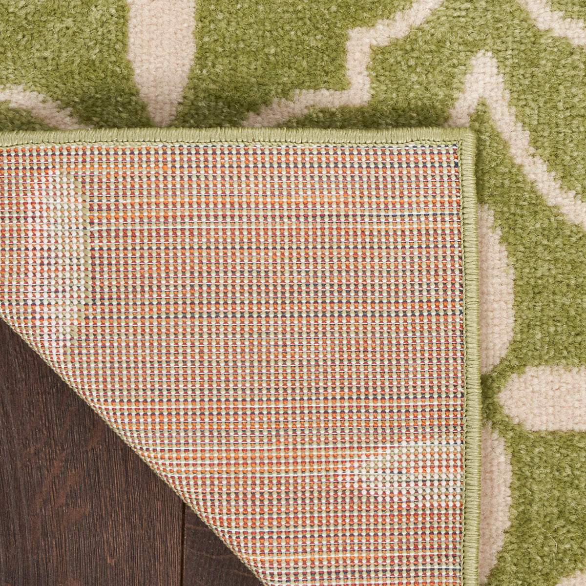 Nourison Essentials NRE04 Green Ivory Rug