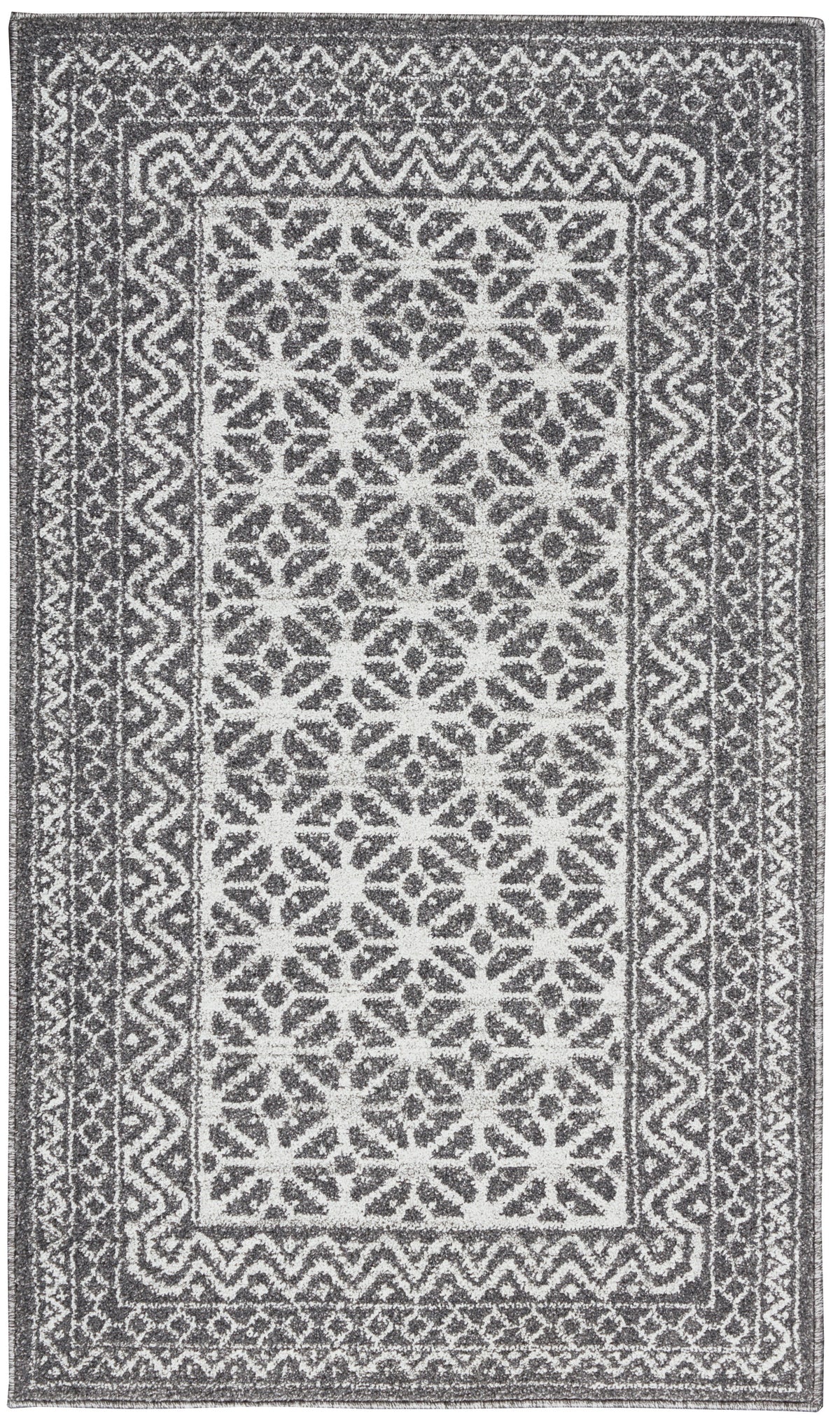 Palermo PMR02 Charcoal Silver Rug