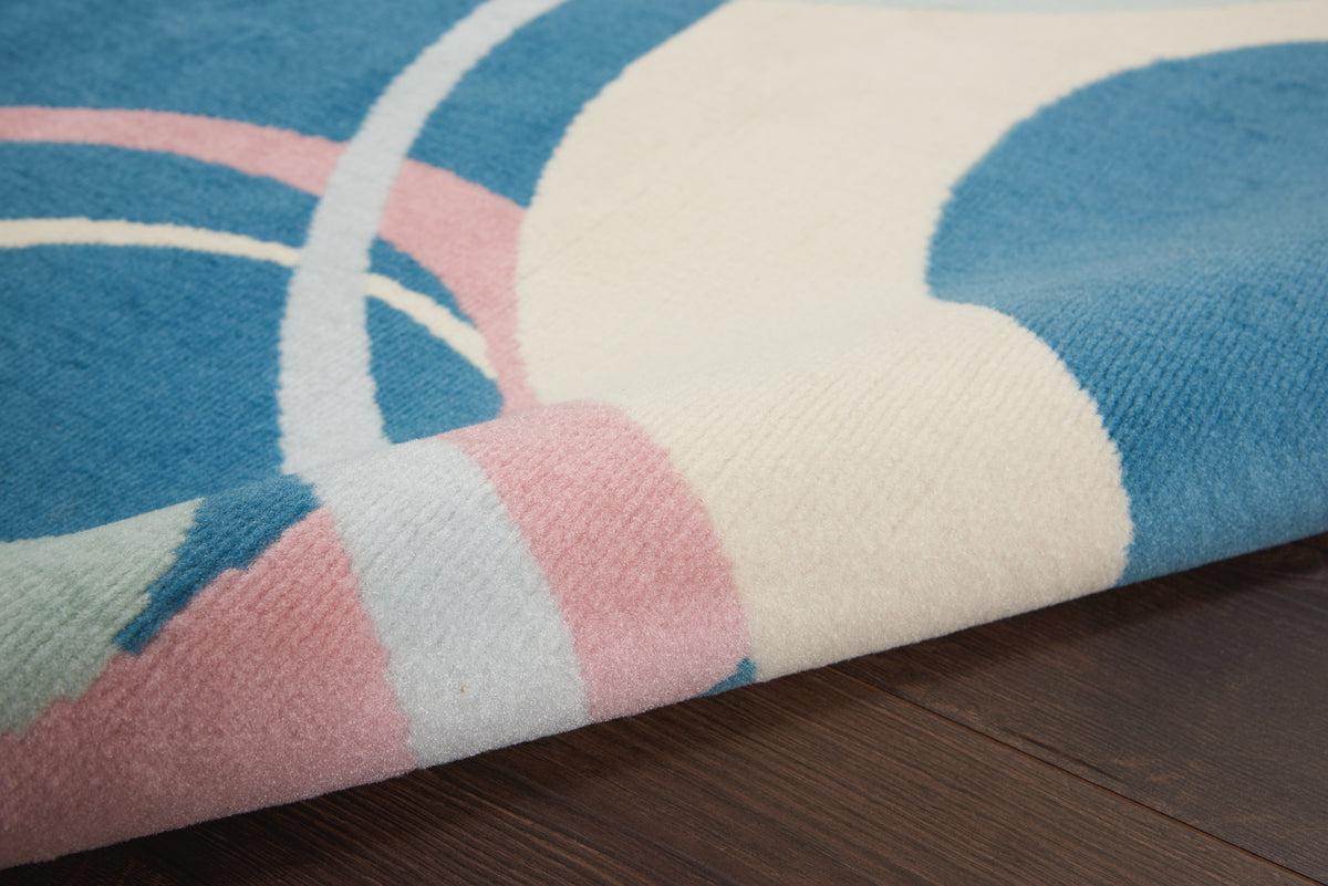 Grafix GRF21 Blue Multicolor Rug