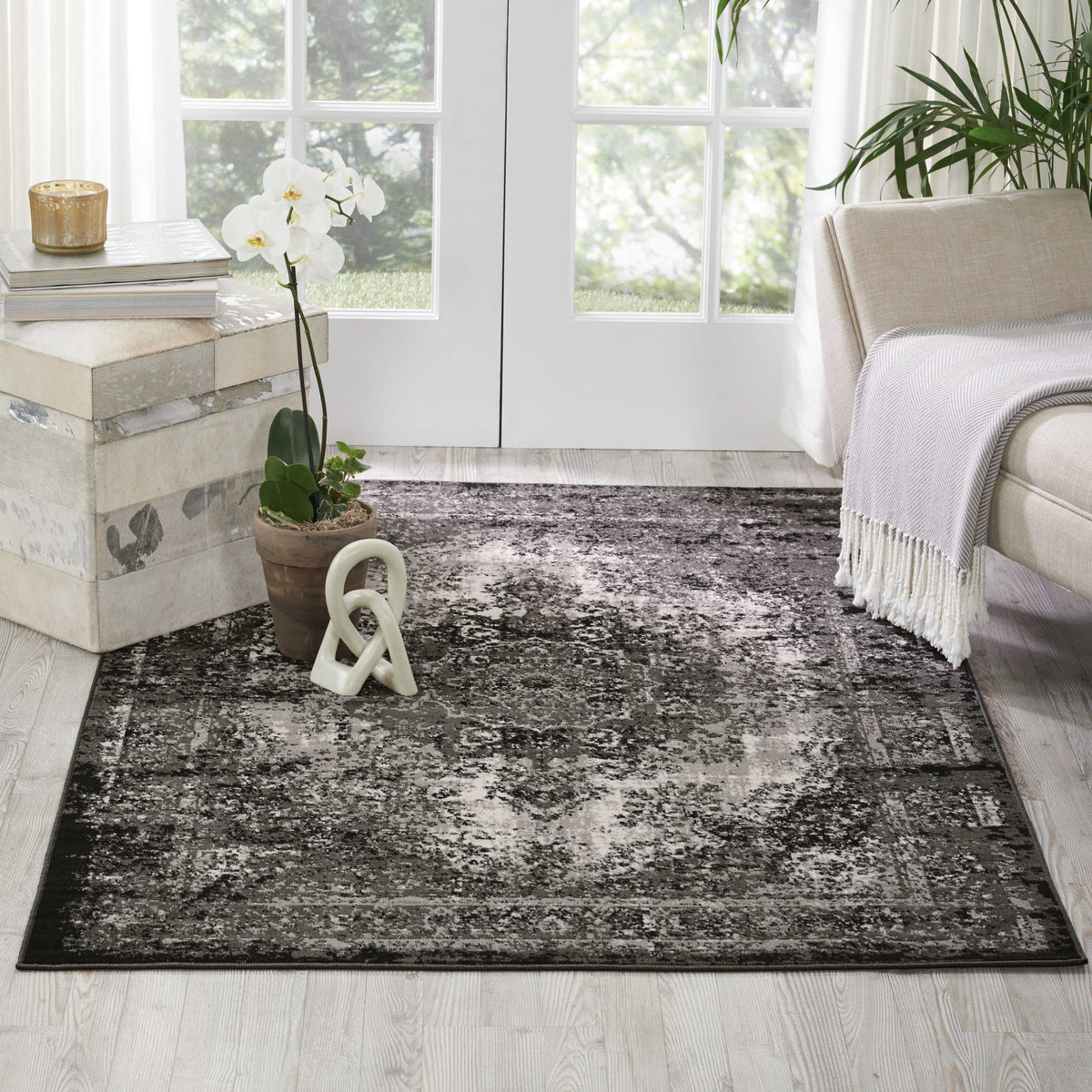 Aria AR005 Charcoal Rug