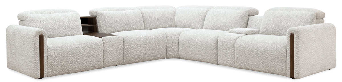 Anaheim Seven-Piece Power Sectional