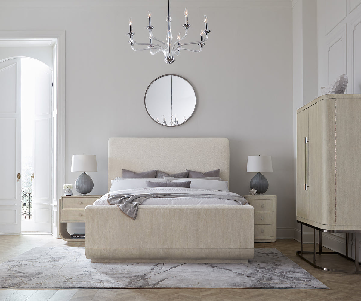 Modern Mood Queen Upholstered Panel Bed