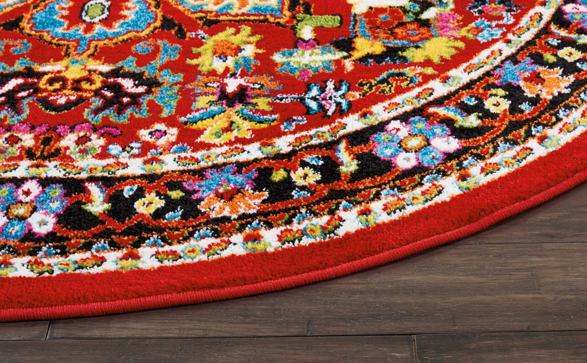 Oakdale OKD06 Red Rug