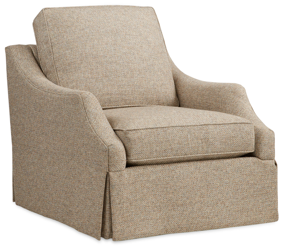 Bea Skirted Swivel Chair (Welt)